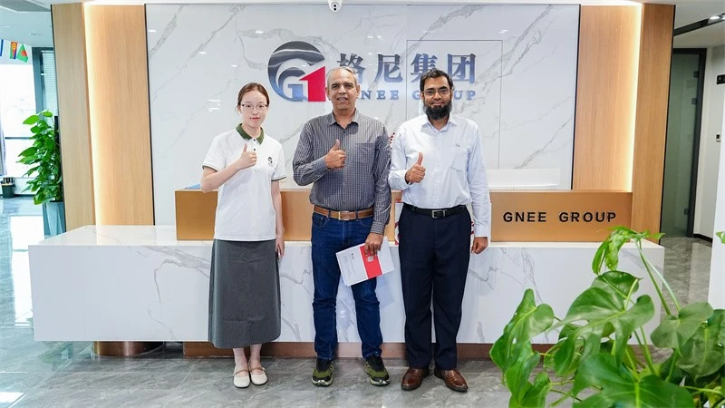 Gnee Customer visit Gnee Customer visit